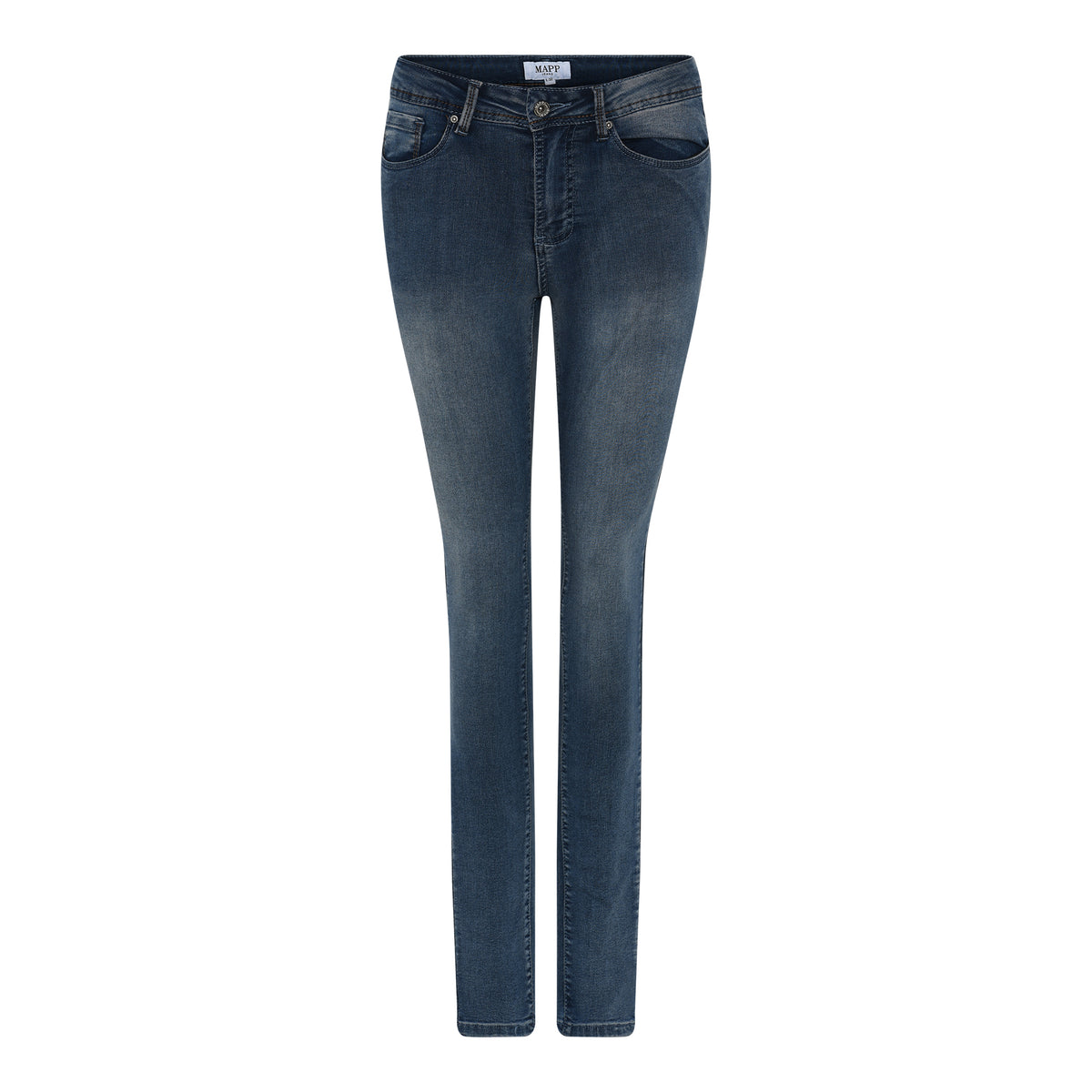 MAPP Wonder Push-up Slim Fit Jeans | Mapp DENIM/TWILL 939699 CLASSIC BLUE USED