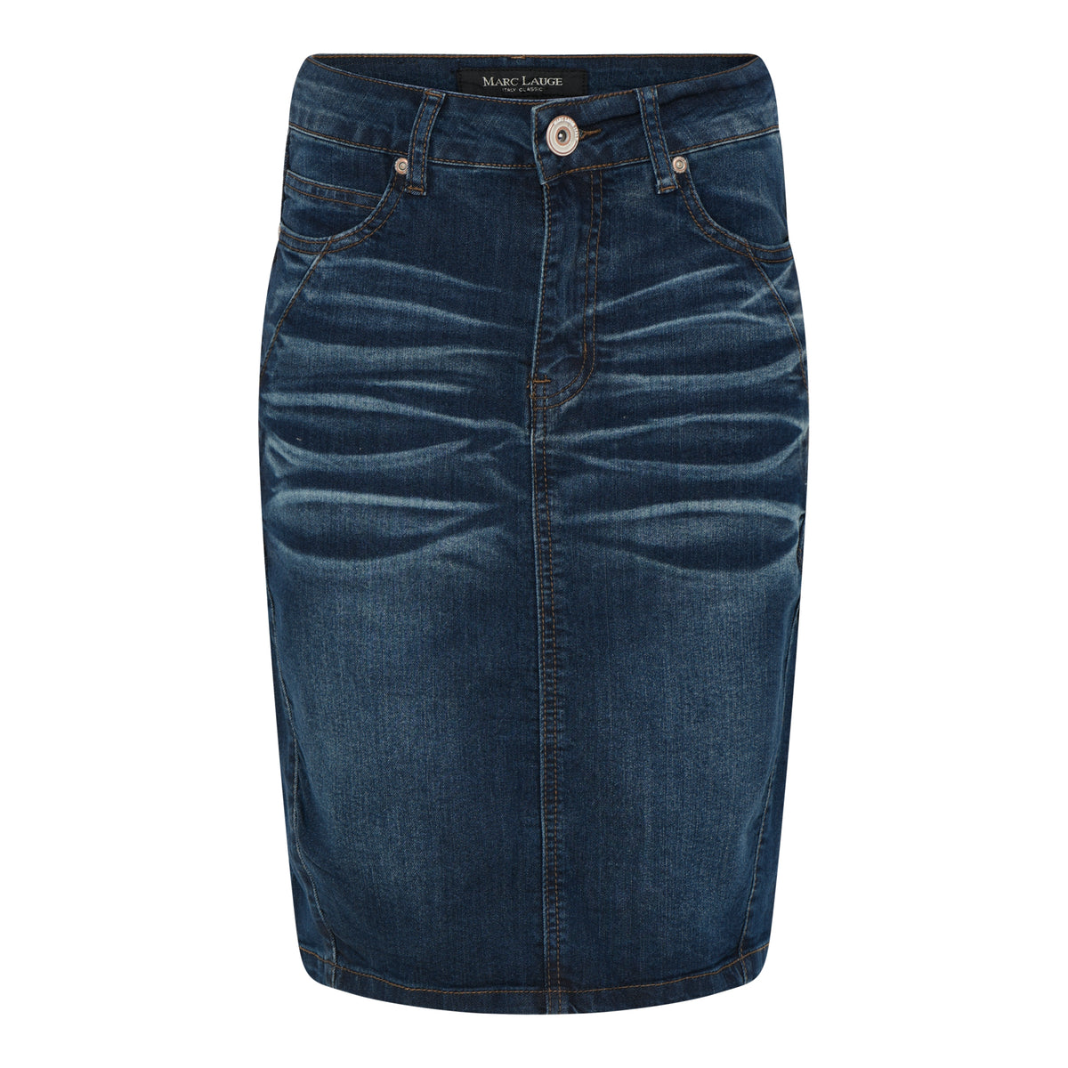 MARC LAUGE ZARA DENIM SKIRT SHORTS/SKIRT 9696 BLUE DENIM USED