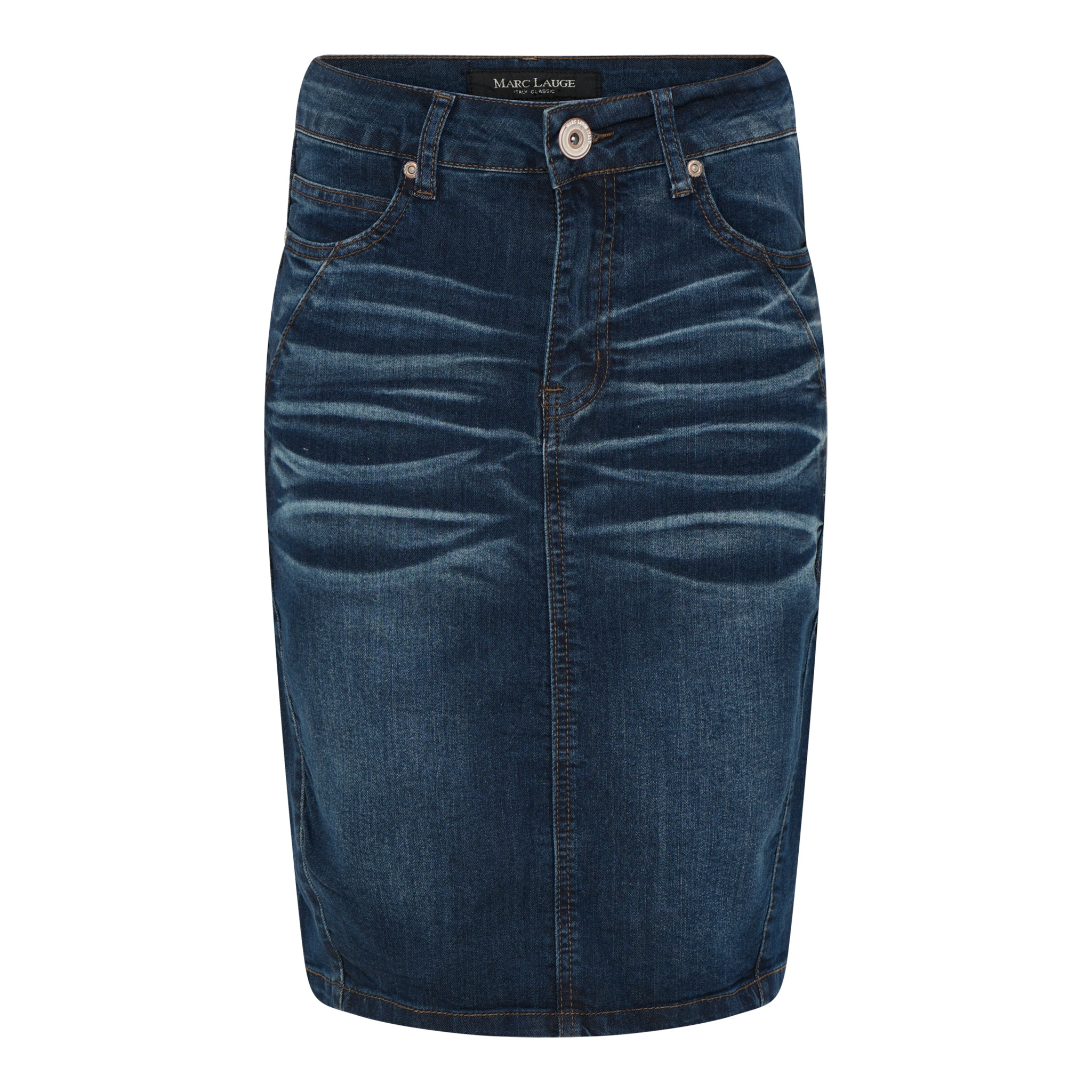 MARC LAUGE ZARA SKIRT DENIM SHORTS/SKIRT 9696 BLUE DENIM USED