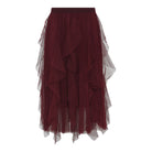 M JEANS ZIG ZAG TYL SKIRT SHORTS/SKIRT 400 BORDEAUX