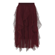 M JEANS ZIG ZAG TYL SKIRT SHORTS/SKIRT 400 BORDEAUX
