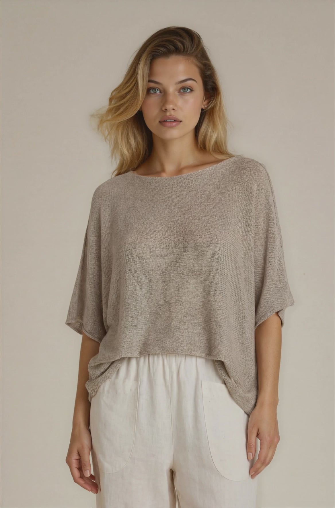MOONDUST SIGNE SH/SL KNIT KNITWEAR 136 FANGO