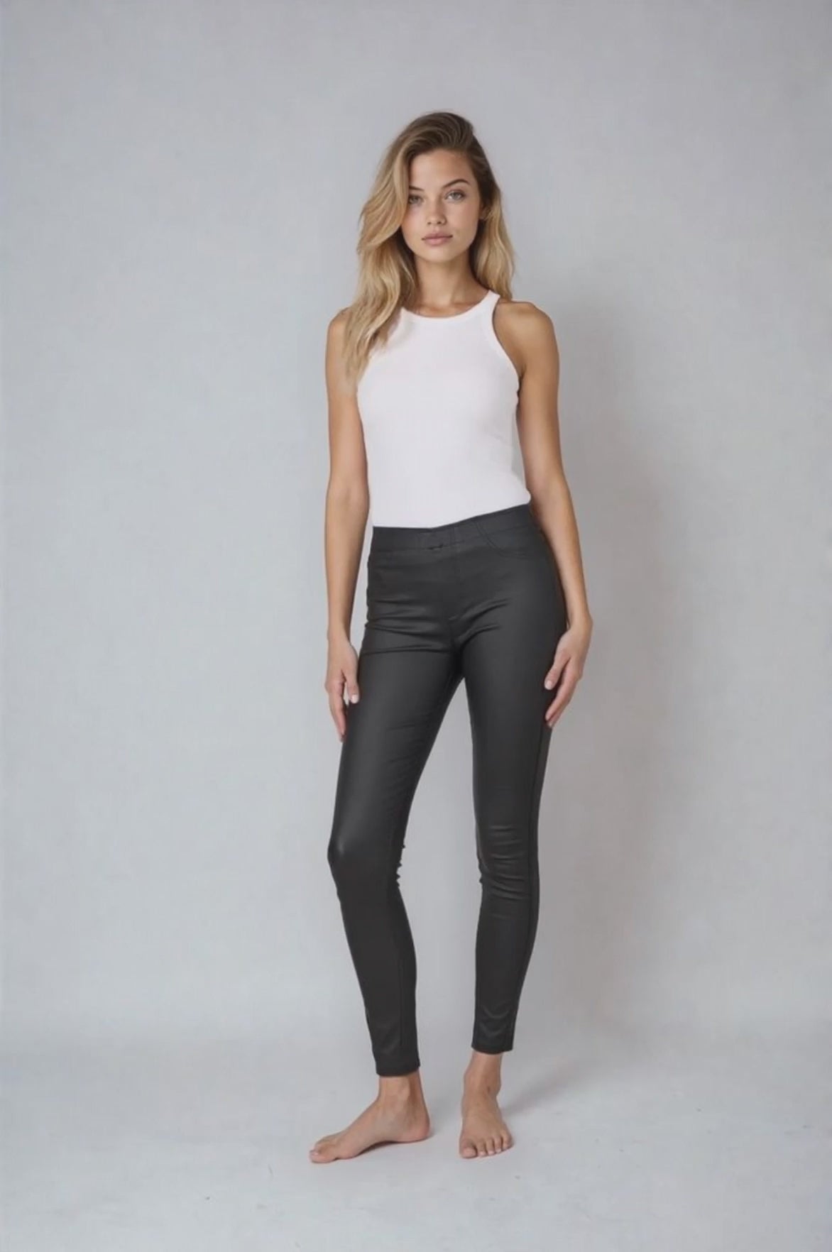 MARC LAUGE ALEIA COATED LEGGINGS LEGGINGS